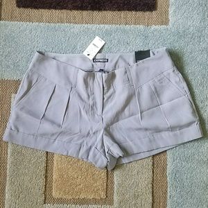 COPY - Express grey pleated shorts